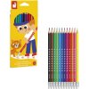 Janod Colorino Detské pastelky s gumou 12 farieb odolné