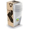 Odpadkový kôš Prosperplast SORTIBOX 3 x 35 l popolavý