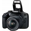 Canon EOS 2000D + 18-55 IS II + 75-300 DC III / 24MP / WiFi / LCD