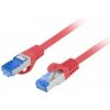 Patchcord kat.6A S/FTP LSZH CCA 10m červený Fluke Passed Lanberg
