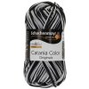 Bavlnená priadza SCHACHENMAYR SMC CATANIA COLOR 00234 čierna biela sivá