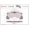 Sada brzdových platničiek kotúčovej brzdy BREMBO P 65 033