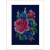 Reprodukcia Vintage Cross Stitch Flowers Large