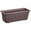 Nohel garden Truhlík samozavlažovací GARDENFLOR plastový hnedý 80cm