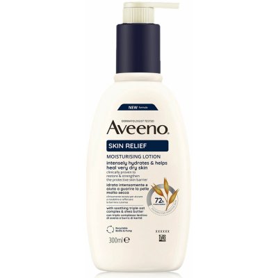 Aveeno Hydratačné telové mlieko bez parfumácie Skin Relief (Moisturising Lotion) 300 ml