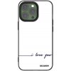 Picasee silikónový čierny obal pre Apple iPhone 13 Pro - Milujem ťa