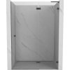 Mexen Lunar L sprchové dvere výklopné pravé 140 cm, transparentné, gun metal - 834L-140-000-95-00-P