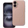 Kryt Silicone Mag Cover Case s MagSafe iPhone 16 Pink