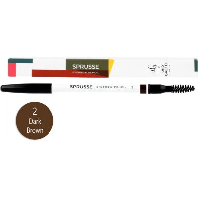 Und Gretel SPRUSSE Eyebrow Pencil 2 Warm Brown 1 Dark Brown 1,3 g