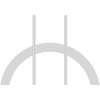 KAVAN Kabel PVC 0.055mm2 10m bílý
