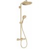 Hansgrohe Croma Select S Sprchový set Showerpipe 280 s termostatom, EcoSmart, kefovaný bronz 26891140-HG
