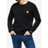 Tričko s dlhými rukávmi Carhartt Force Flex Pocket T-Shirt L/S - black
