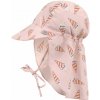 Detský klobúk Lassig Sun Protection Flap Hat ružová 45-47