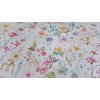 Dekoračná látka AZALEA KYTIČKY šírka 140 cm