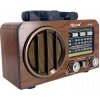 Sieťovo-batériové rádio AM, FM, SW Golon RX-966 Brown