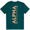 Alpha Industries BACKPRINT T Force Green tričko pánske Farba: zelená, Veľkosť: M