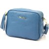 Pierre Cardin FRZ 1501 modrá dámska kožená kabelka 21 x 16 x 8 cm