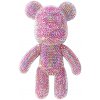 RealG RC-K-257 diamatová maľba 5D figúrka 51 cm ružový medvedík