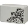 Gaiam Pěnová kostka na jógu Dovetail 23 x 7 x 15 cm béžová