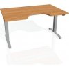 Hobis Pracovný stôl Motion Ergo, ZO, 2S, 120x70,5-120,5x90 cm, jelša/sivá