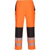 PORTWEST Kalhoty PW386 Hi-Vis do pasu, do deště, dámské POR-PW386OBRXS XS Oranžová/černá