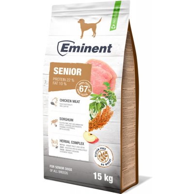 Eminent Dog Senior Light 15kg (+ 2kg zadarmo)