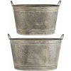 Ib Laursen Plechový obal na kvetiny Tub Urban Garden Väčší