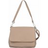 Dámska kožená crossbody kabelka púdrová - Delami Madleen telová