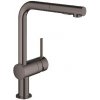 Grohe Minta - Drezová batéria s vyťahovacou spŕškou, Hard Graphite 30274A00