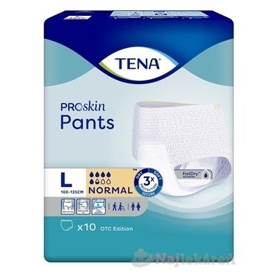 TENA Pants Normal inkontinenčné nohavičky veľ.L 10 ks