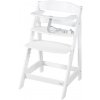 roba Detská drevená vysoká jedálenská stolička Sit Up (biela/flex) (100306933)