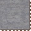 Šedá plastová vinylová dlažba Fortelock Business Forsen Rugged Canyon C021 Brown - dĺžka 66,8 cm, šírka 66,8 cm, výška 0,7 cm