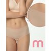 Vyššie bezšvové nohavičky Julimex Mousse Maxi béžová XL/XXL