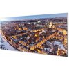 Sklenený obraz Gdańsk Winter panorama rieka 100x50 cm
