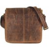 Kožená taška Greenburry 1729-25 hnedá