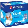 Verbatim CD-R, 43325, AZO Wide Inkjet Printable, 10-pack, 700MB, 52x, 80min., 12cm, jewel box, pre archiváciu dát