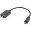 Lanberg micro USB - USB OTG čierny 15cm