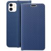 Kryt Forcell LUNA Book Carbon iPhone 11 modrý