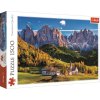 Trefl Puzzle Údolie Val di Funes, Dolomity / 1500 dielikov