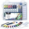 Sada akrylových farieb Essentials v kufríku 21 dielna