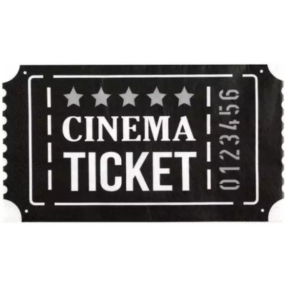 Santex Ubrousky papírové Cinema 40x33 cm