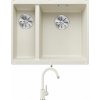 Blanco SUBLINE 340/160 U biela soft 527163 + Blanco MIDA biela soft 526966