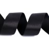 Saténová guma šírka 30 mm - 1 m 2 čierna