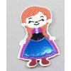 Nažehľovacia záplata - princezná Anna - rozmer 10 cm x 5,5 cm