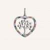 SilveAmo Strieborný prívesok Náš dom v mojom srdci 2 P2FC1132