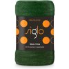 Faro Deka mikroplyš super soft fľaškovo zelená Polyester 130x170