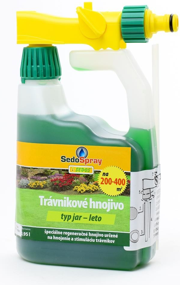 SedoSpray HNOJIVO na TRÁVNIK jeseň 0,95 L