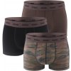 DIESEL - pánske boxerky 3PACK cotton stretch modern dark forest print-XL (90-95 cm)