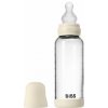 Bibs antikoliková sklenená fľaša so silikón cumlíkom Ivory 240ml