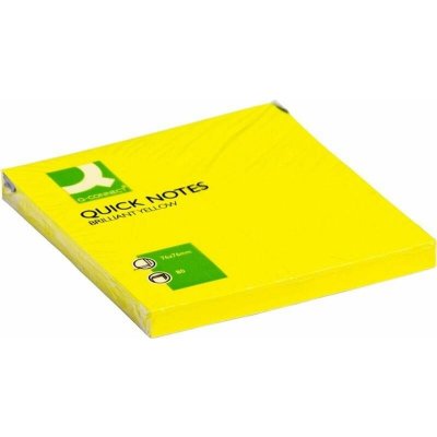 Q-CONNECT Bloček Q-CONNECT neónové 76x76mm žlté (QC010514)
